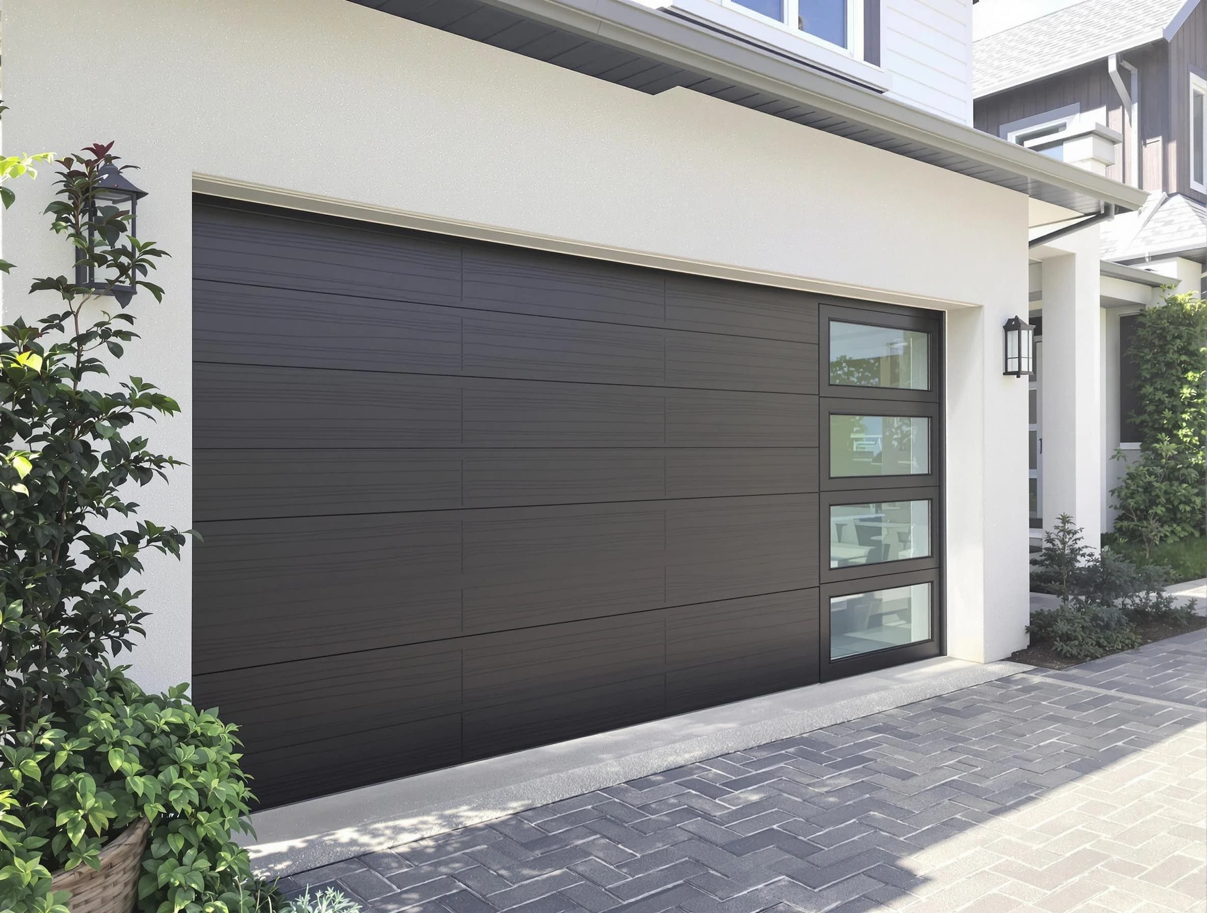 Custom garage door installation by Lakeside Garage Door Repair in Lakeside