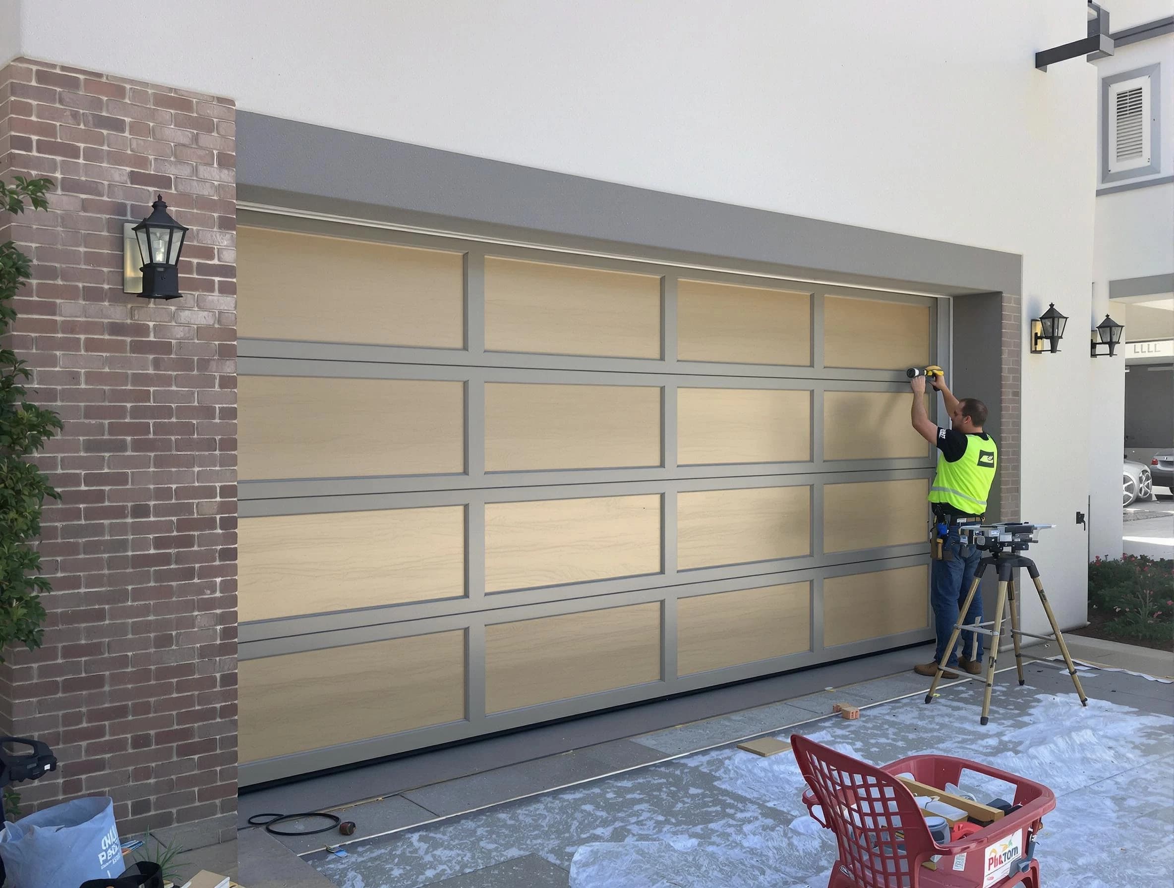Garage door replacement service by Lakeside Garage Door Repair in Lakeside