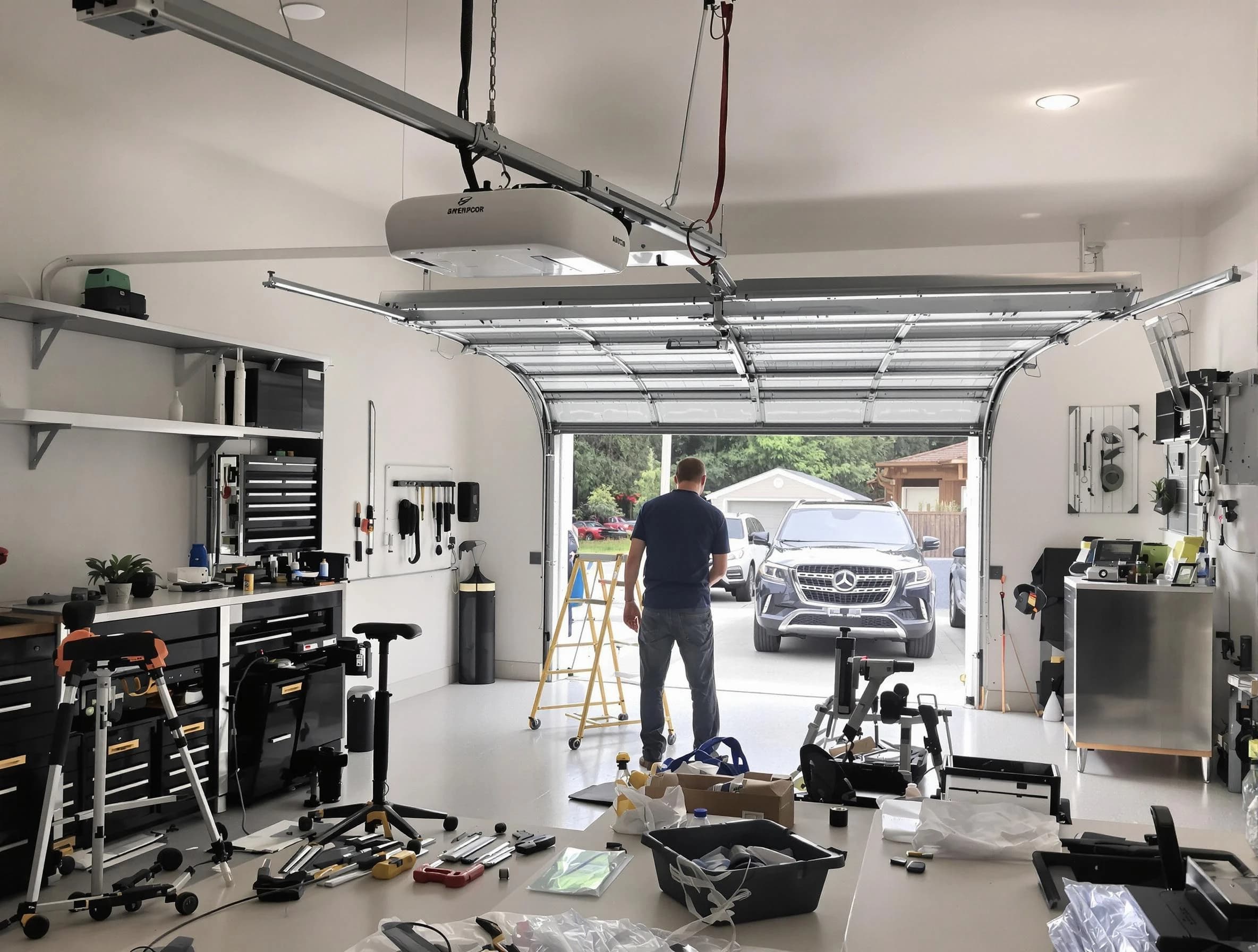 Garage door opener installation by Lakeside Garage Door Repair in Lakeside