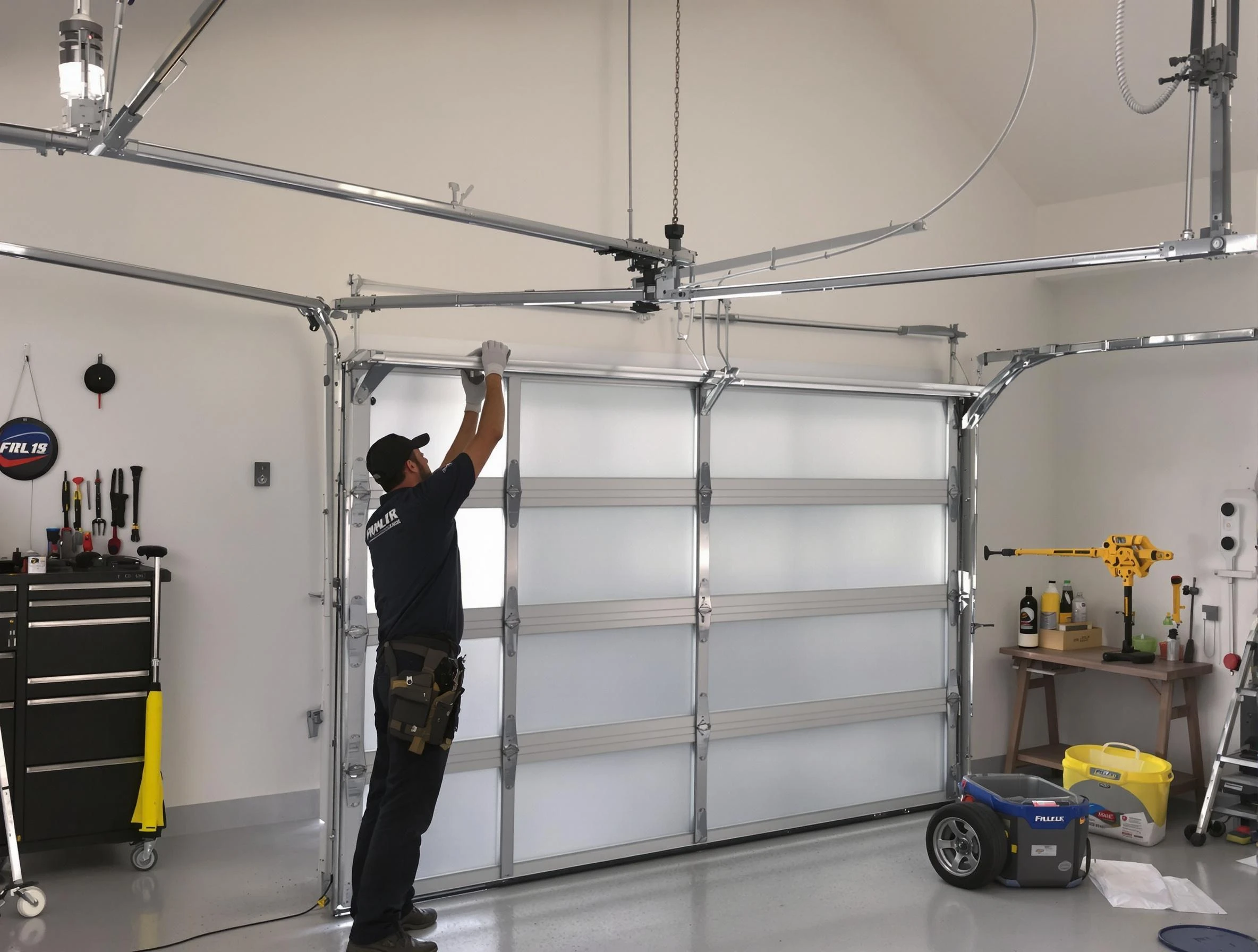 Lakeside Garage Door Repair certified team performing precision garage door installation in Lakeside